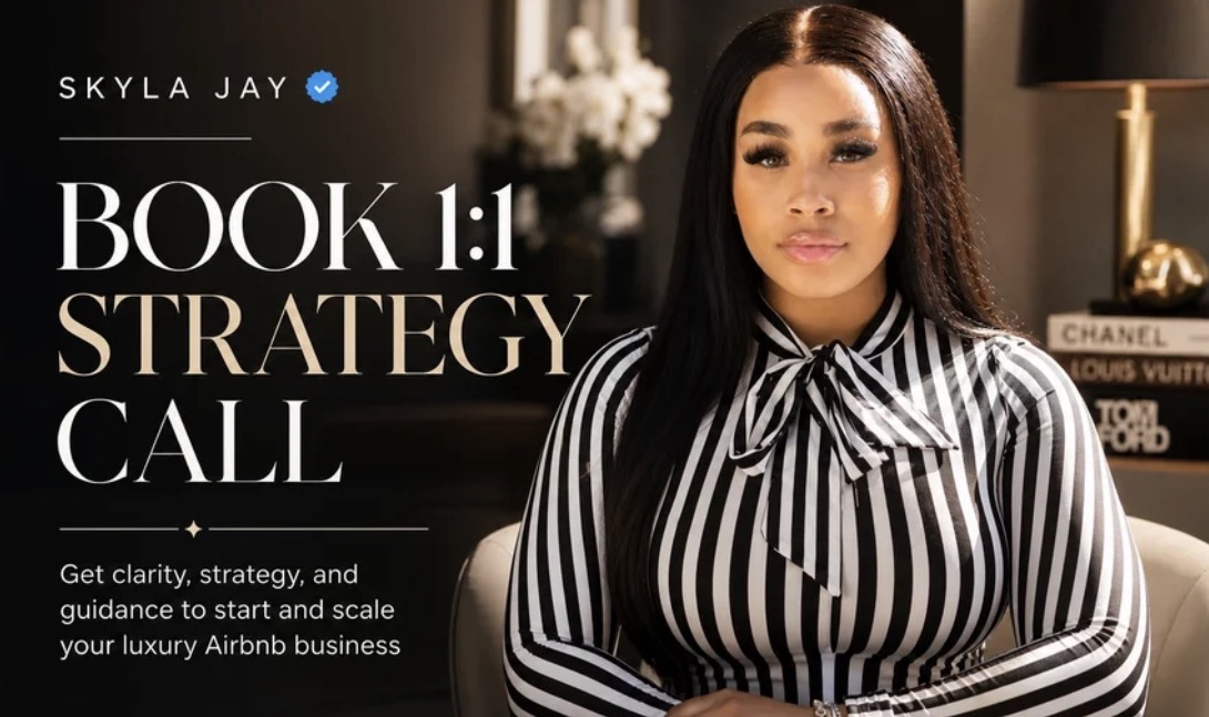 Book 1:1 Strategy Call with Skyla Jay