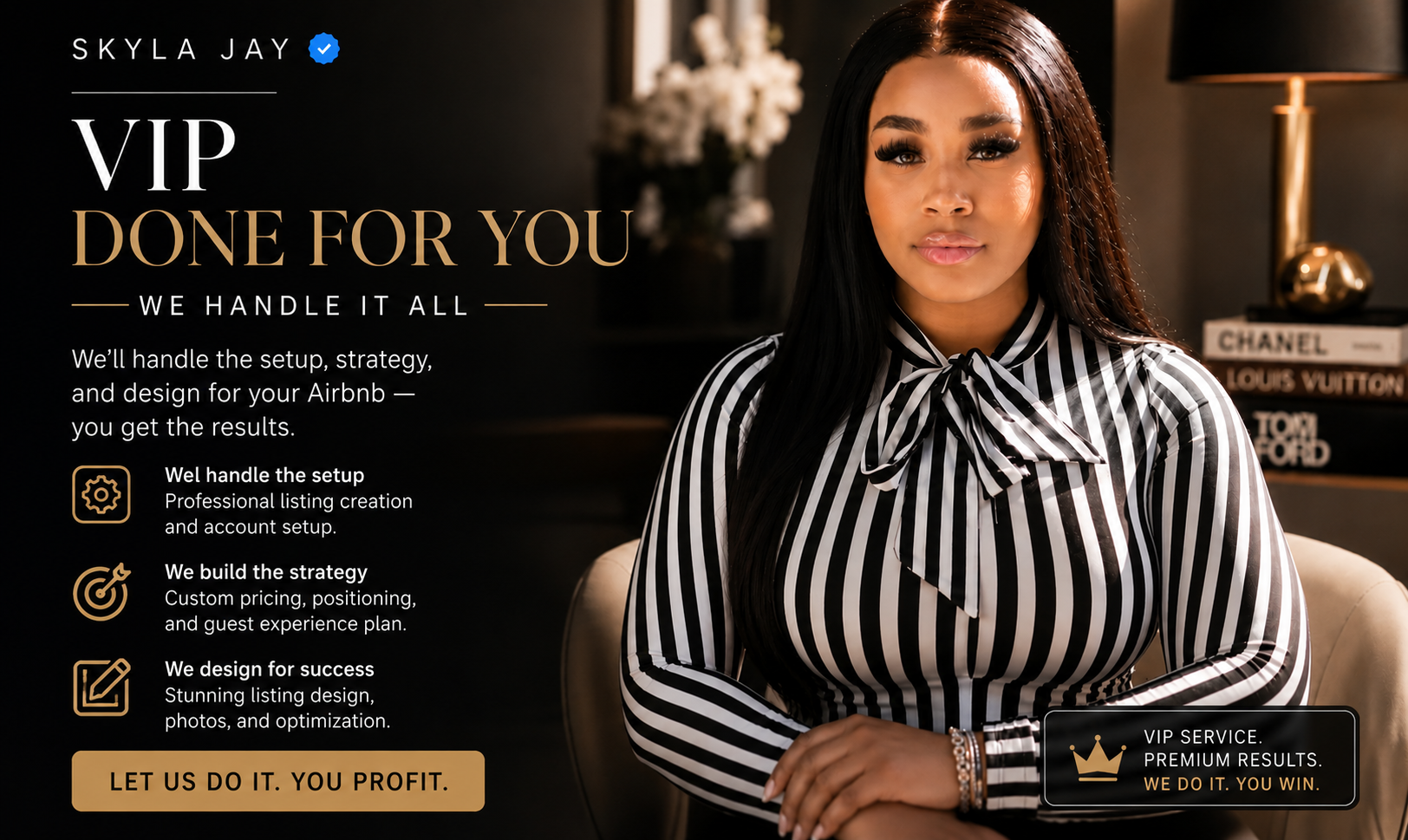 VIP Done For You · We handle it all